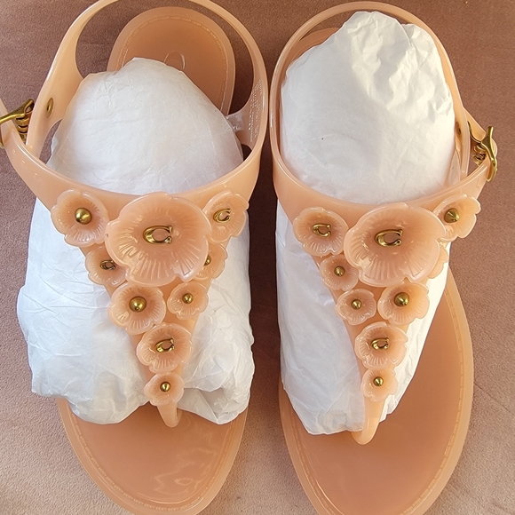 Coach jelly sandals 6 - Picture 2 of 10